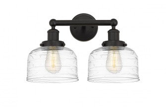 Bell - 2 Light - 17 inch - Oil Rubbed Bronze - Bath Vanity Light (3442|616-2W-OB-G713)