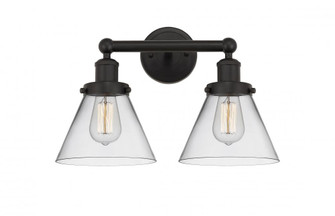 Cone - 2 Light - 17 inch - Oil Rubbed Bronze - Bath Vanity Light (3442|616-2W-OB-G42)