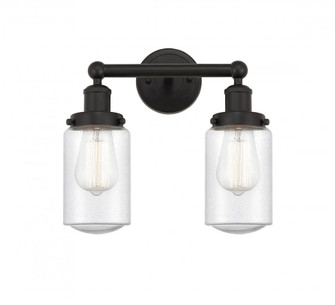 Dover - 2 Light - 14 inch - Oil Rubbed Bronze - Bath Vanity Light (3442|616-2W-OB-G314)