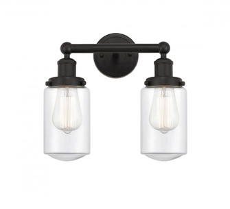 Dover - 2 Light - 14 inch - Oil Rubbed Bronze - Bath Vanity Light (3442|616-2W-OB-G312)