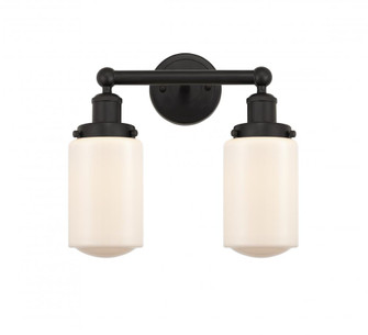 Dover - 2 Light - 14 inch - Oil Rubbed Bronze - Bath Vanity Light (3442|616-2W-OB-G311)