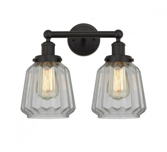 Chatham - 2 Light - 16 inch - Oil Rubbed Bronze - Bath Vanity Light (3442|616-2W-OB-G142)