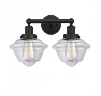 Oxford - 2 Light - 16 inch - Matte Black - Bath Vanity Light (3442|616-2W-BK-G532)