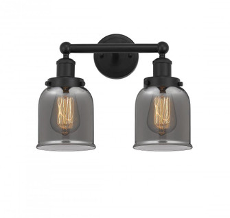 Bell - 2 Light - 14 inch - Matte Black - Bath Vanity Light (3442|616-2W-BK-G53)