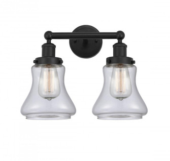 Bellmont - 2 Light - 15 inch - Matte Black - Bath Vanity Light (3442|616-2W-BK-G192)