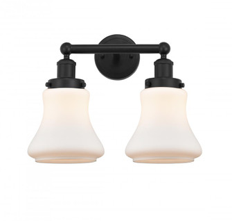 Bellmont - 2 Light - 15 inch - Matte Black - Bath Vanity Light (3442|616-2W-BK-G191)