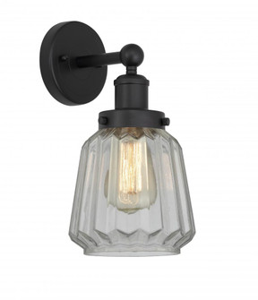 Chatham - 1 Light - 7 inch - Matte Black - Sconce (3442|616-1W-BK-G142)