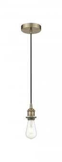 Edison - 1 Light - 2 inch - Antique Brass - Cord hung - Mini Pendant (3442|616-1P-AB)