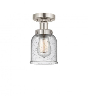 Bell - 1 Light - 5 inch - Brushed Satin Nickel - Semi-Flush Mount (3442|616-1F-SN-G54)