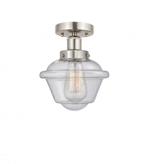 Oxford - 1 Light - 7 inch - Brushed Satin Nickel - Semi-Flush Mount (3442|616-1F-SN-G534)