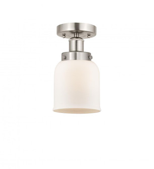 Bell - 1 Light - 5 inch - Brushed Satin Nickel - Semi-Flush Mount (3442|616-1F-SN-G51)