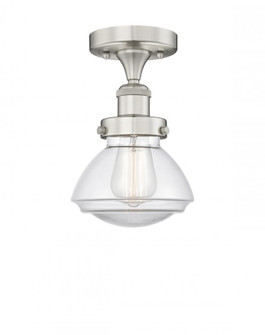 Olean - 1 Light - 7 inch - Brushed Satin Nickel - Semi-Flush Mount (3442|616-1F-SN-G322)