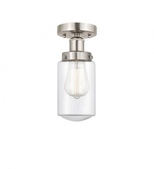 Dover - 1 Light - 5 inch - Brushed Satin Nickel - Semi-Flush Mount (3442|616-1F-SN-G312)