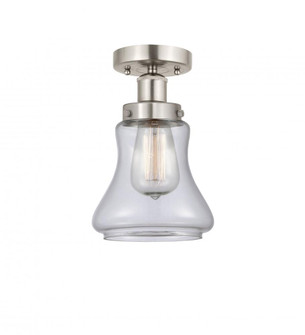 Bellmont - 1 Light - 6 inch - Brushed Satin Nickel - Semi-Flush Mount (3442|616-1F-SN-G192)