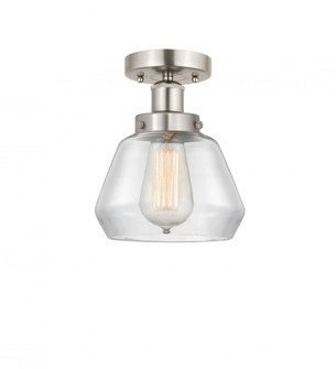 Fulton - 1 Light - 7 inch - Brushed Satin Nickel - Semi-Flush Mount (3442|616-1F-SN-G172)