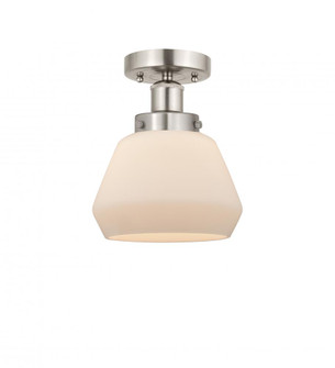 Fulton - 1 Light - 7 inch - Brushed Satin Nickel - Semi-Flush Mount (3442|616-1F-SN-G171)