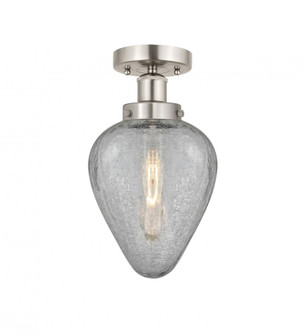 Geneseo - 1 Light - 7 inch - Brushed Satin Nickel - Semi-Flush Mount (3442|616-1F-SN-G165)