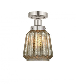 Chatham - 1 Light - 7 inch - Brushed Satin Nickel - Semi-Flush Mount (3442|616-1F-SN-G146)
