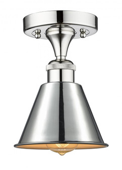 Smithfield - 1 Light - 7 inch - Polished Chrome - Semi-Flush Mount (3442|616-1F-PC-M8-PC)