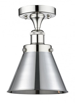 Appalachian - 1 Light - 8 inch - Polished Chrome - Semi-Flush Mount (3442|616-1F-PC-M13-PC)