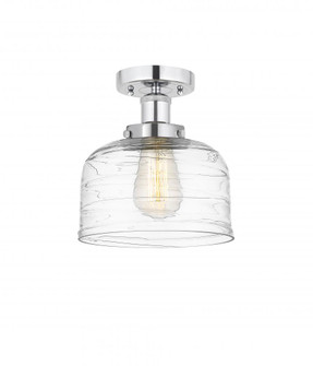 Bell - 1 Light - 8 inch - Polished Chrome - Semi-Flush Mount (3442|616-1F-PC-G713)