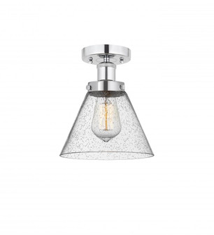 Cone - 1 Light - 8 inch - Polished Chrome - Semi-Flush Mount (3442|616-1F-PC-G44)