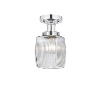 Colton - 1 Light - 6 inch - Polished Chrome - Semi-Flush Mount (3442|616-1F-PC-G302)