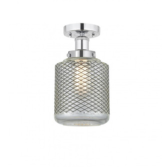 Stanton - 1 Light - 6 inch - Polished Chrome - Semi-Flush Mount (3442|616-1F-PC-G262)