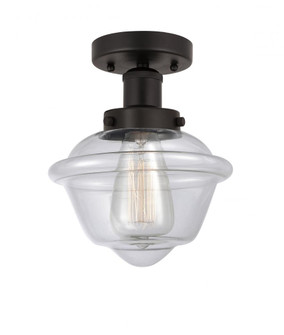 Oxford - 1 Light - 7 inch - Oil Rubbed Bronze - Semi-Flush Mount (3442|616-1F-OB-G532)