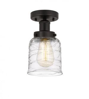 Bell - 1 Light - 5 inch - Oil Rubbed Bronze - Semi-Flush Mount (3442|616-1F-OB-G513)