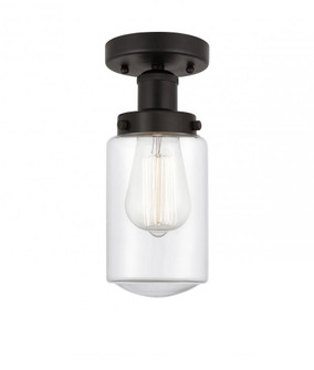 Dover - 1 Light - 5 inch - Oil Rubbed Bronze - Semi-Flush Mount (3442|616-1F-OB-G312)