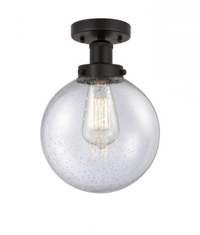 Beacon - 1 Light - 8 inch - Oil Rubbed Bronze - Semi-Flush Mount (3442|616-1F-OB-G204-8)