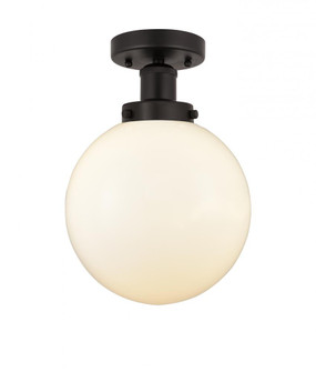 Beacon - 1 Light - 8 inch - Oil Rubbed Bronze - Semi-Flush Mount (3442|616-1F-OB-G201-8)
