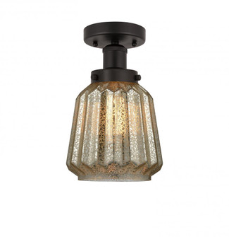 Chatham - 1 Light - 7 inch - Oil Rubbed Bronze - Semi-Flush Mount (3442|616-1F-OB-G146)