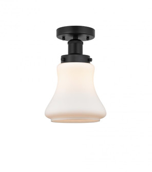 Bellmont - 1 Light - 6 inch - Matte Black - Semi-Flush Mount (3442|616-1F-BK-G191)