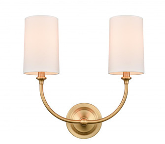 Giselle - 2 Light - 15 inch - Satin Gold - Sconce (3442|372-2W-SG-S1)