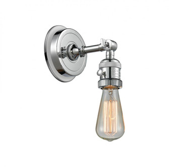 Bare Bulb - 1 Light - 5 inch - Polished Chrome - Adjustable Sconce (3442|203SWBP-PC)