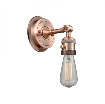 Bare Bulb - 1 Light - 5 inch - Antique Copper - Adjustable Sconce (3442|203SWBP-AC)