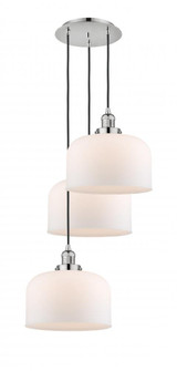 Cone - 3 Light - 18 inch - Polished Nickel - Cord hung - Multi Pendant (3442|113F-3P-PN-G71-L)