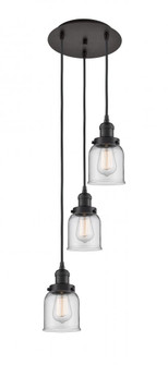 Cone - 3 Light - 12 inch - Oil Rubbed Bronze - Cord hung - Multi Pendant (3442|113F-3P-OB-G52)