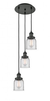 Cone - 3 Light - 12 inch - Matte Black - Cord hung - Multi Pendant (3442|113F-3P-BK-G52)