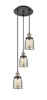 Cone - 3 Light - 12 inch - Black Antique Brass - Cord hung - Multi Pendant (3442|113F-3P-BAB-G58)