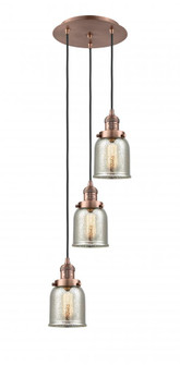 Cone - 3 Light - 12 inch - Antique Copper - Cord hung - Multi Pendant (3442|113F-3P-AC-G58)