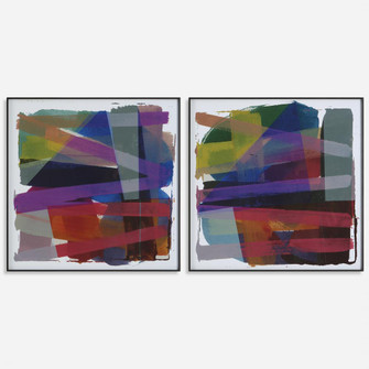 Uttermost Vivacious Abstract Framed Prints Set/2 (85|41449)
