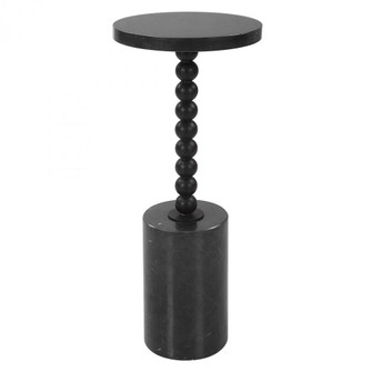 Uttermost Bead Black Marble Drink Table (85|25238)