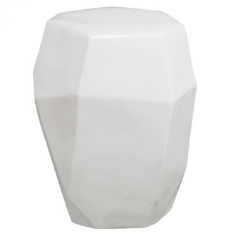 Maquette White Garden Stool (85|25183)