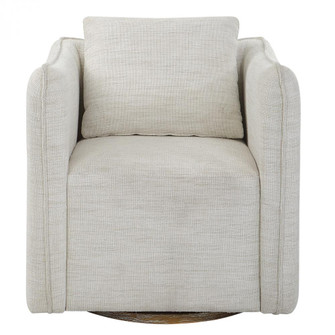 Corben White Swivel Armchair (85|23729)