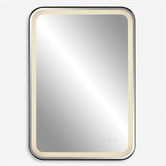 Uttermost Crofton Lighted Black Vanity Mirror (85|09861)