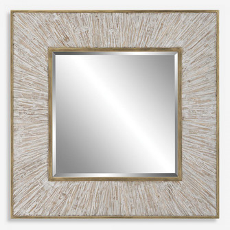 Uttermost Wharton Whitewashed Square Mirror (85|09854)