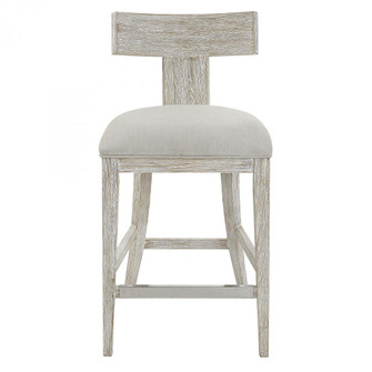 Uttermost Idris White Counter Stool (85|23693)